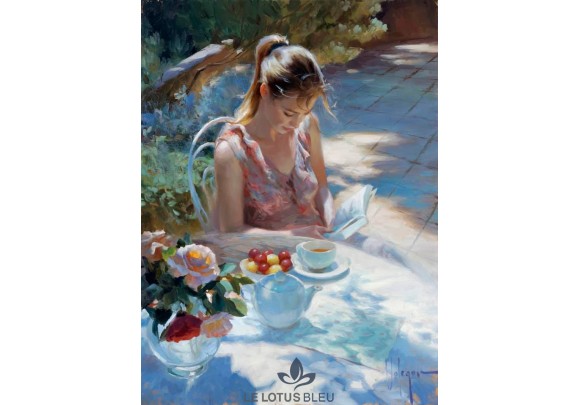 Tea and plums